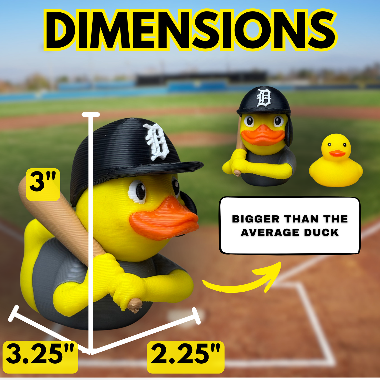 Detroit Tigers Duck | MLB Fan Gift