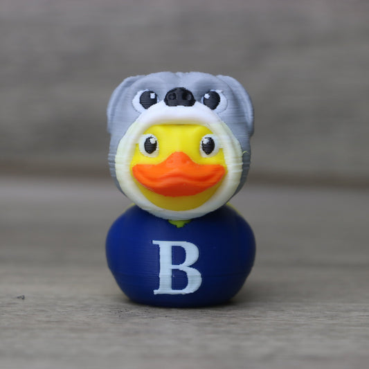 Butler University Bulldogs Duck | BU Mascot Gift | Go Dawgs Collectible
