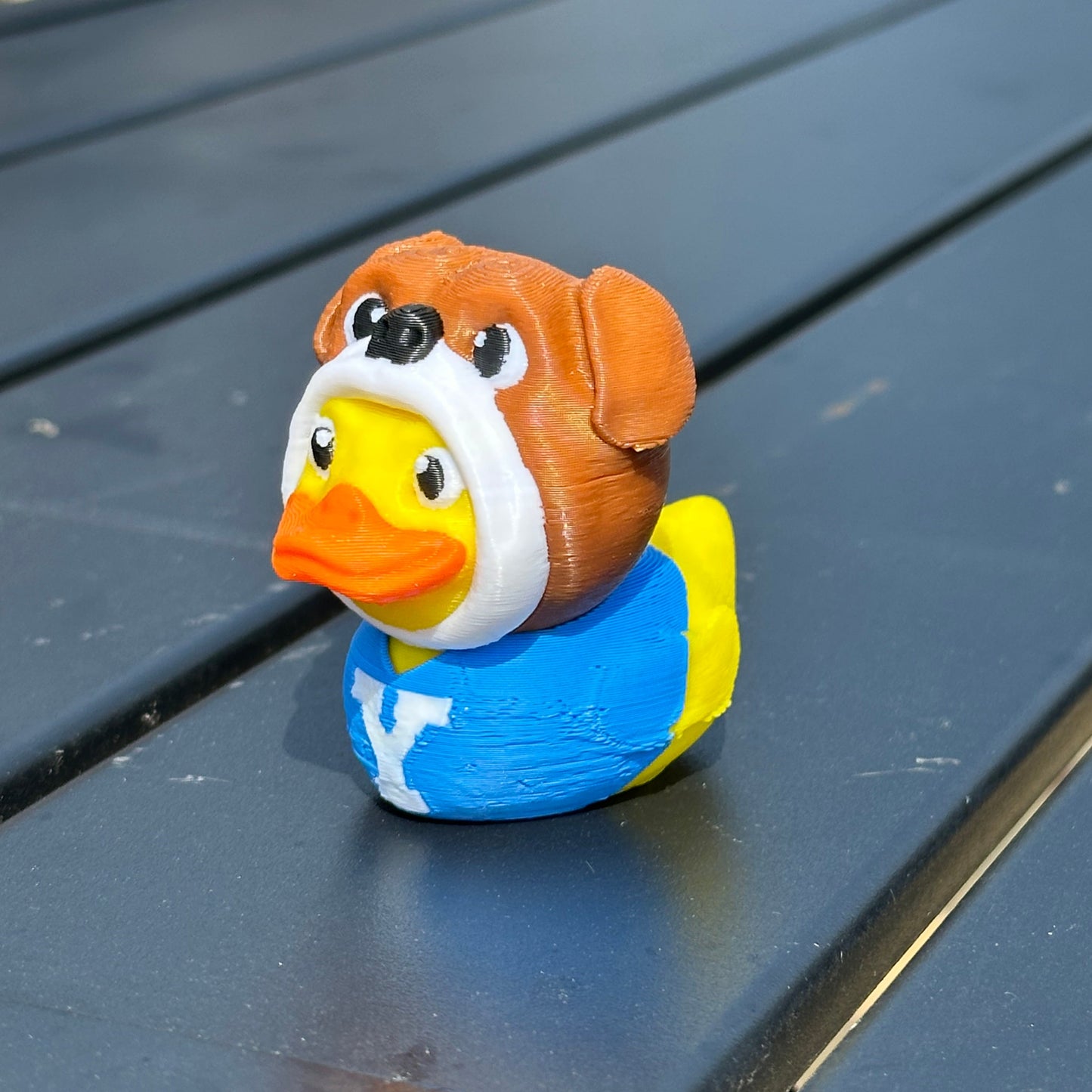 Yale Bulldog Duck Gift – Handmade Mascot Collectible for Fans & Alumni