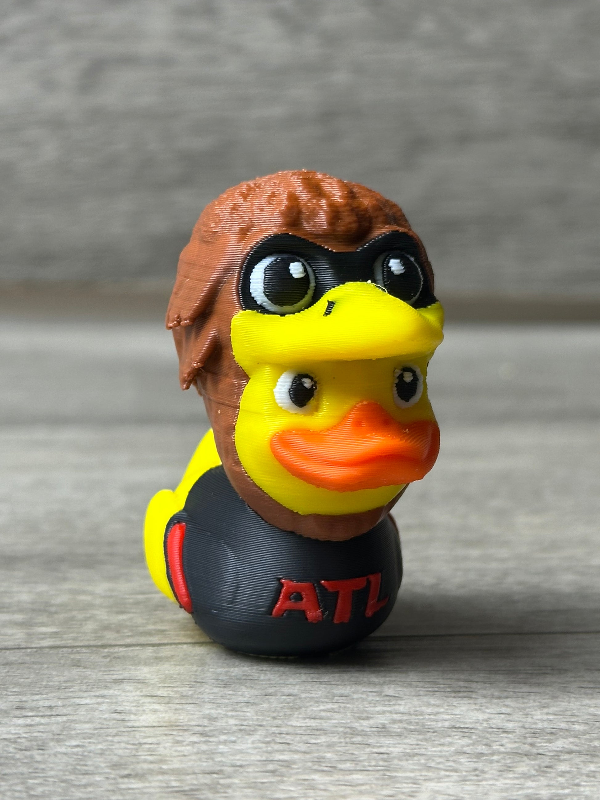 Atlanta Falcons 3D printed football duck figurine, collectible NFL team fan decor, detailed sports mascot model, image 2