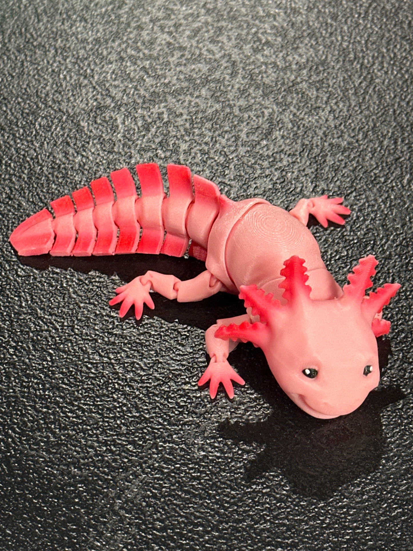 Articulating Axolotl Fidget Toy - Customizable, Flexible Desk Pet, Sensory Play & Stress Relief
