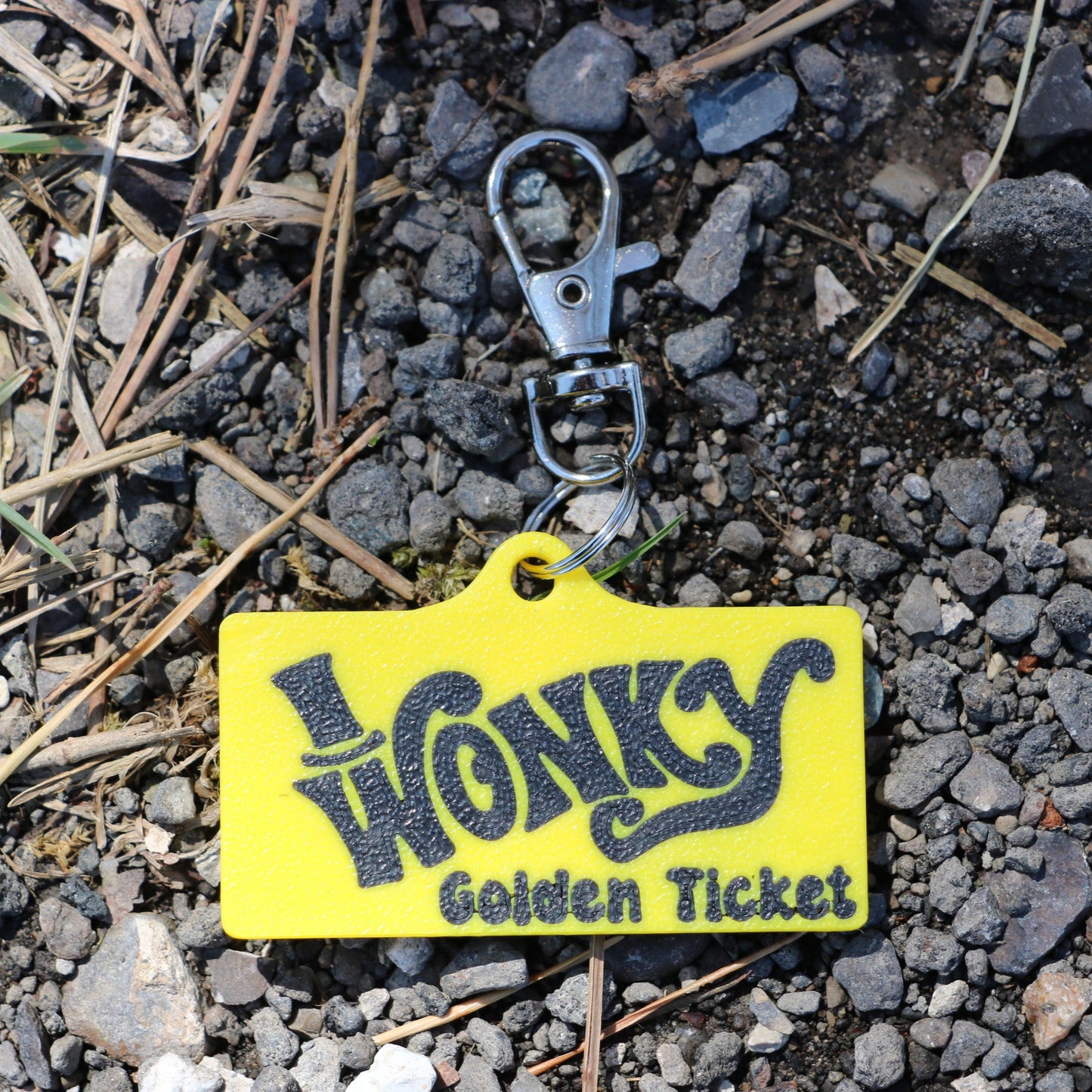 WonkyWilla Golden Ticket Keychain