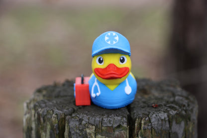 Straight-on Front view of the EMT Duck