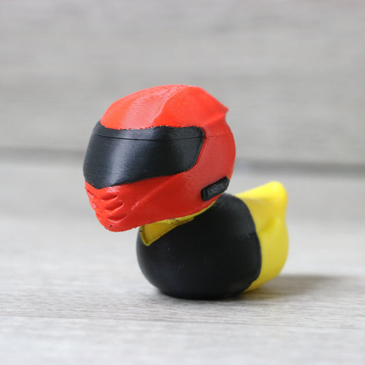 Biker Duck Figurine Gift – Handmade Motorcycle Duck for Fans & Collectors