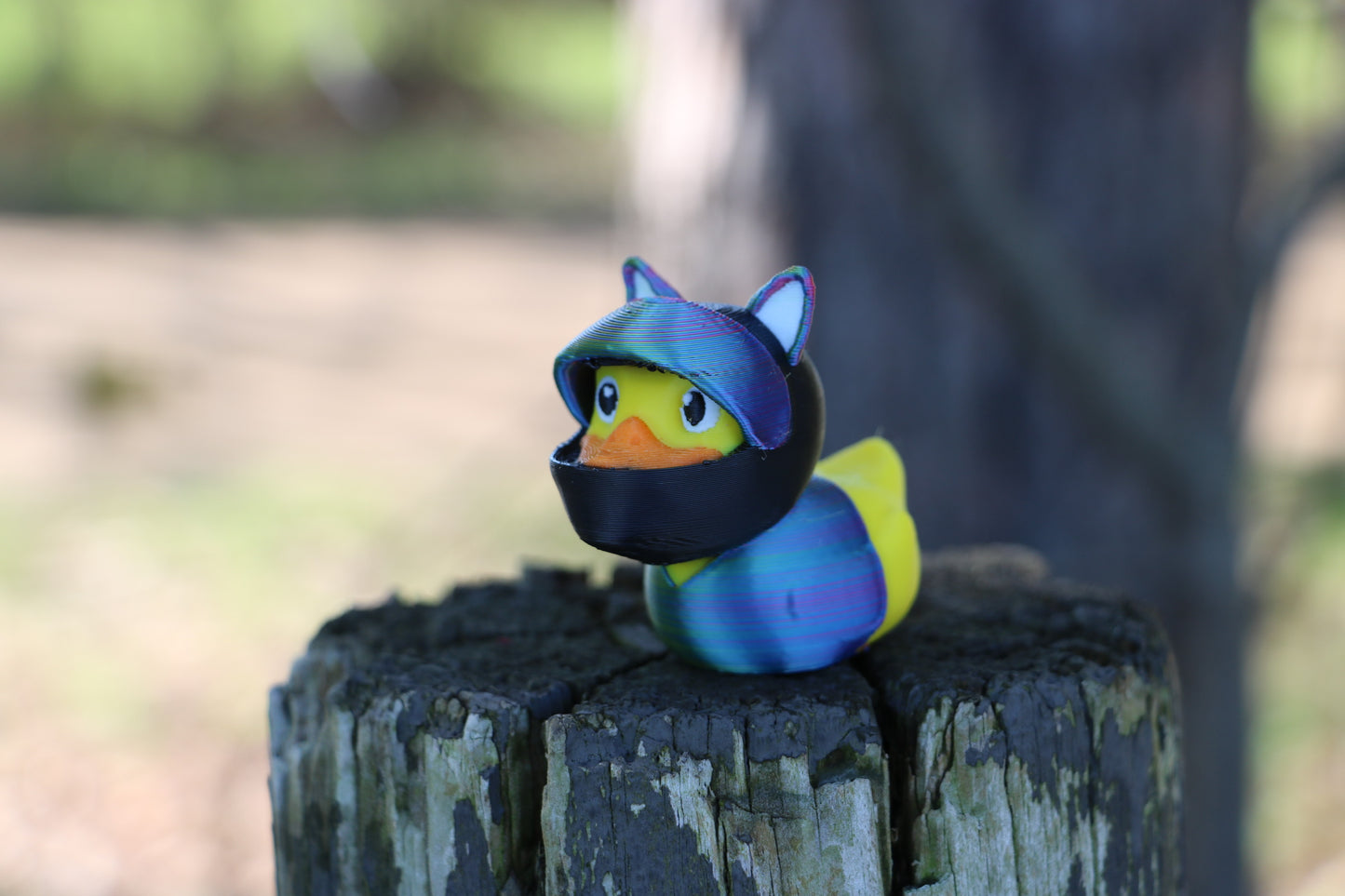 Biker Duck | Cat Ears Jeep Ducking Gift