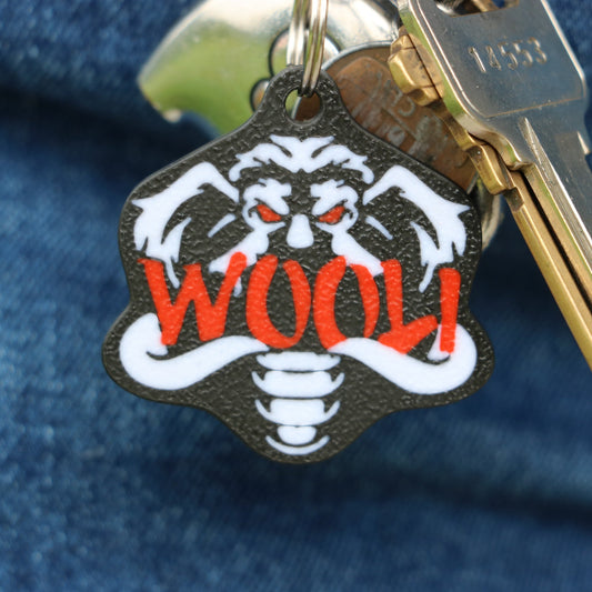 Wooli Keychain – EDM Festival Accessory, Rave Bag Charm, Bass Music DJ Fan Gift, Cute Collectible for Headbangers, Wooli Merch Inspired