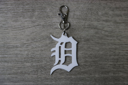 Old English D Keychain | Detroit Fan Pride Charm