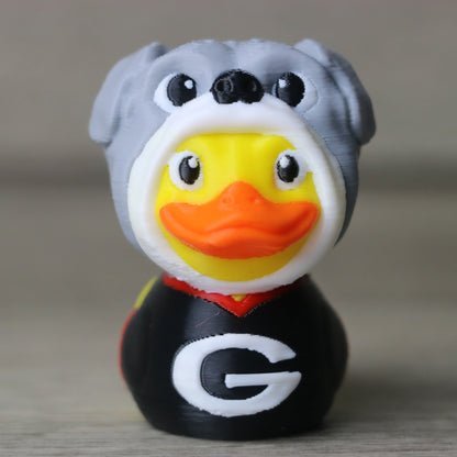 Georgia Bulldog Duck – UGA Graduation Gift, Dawgs Fan Collectible, Game Day Toy