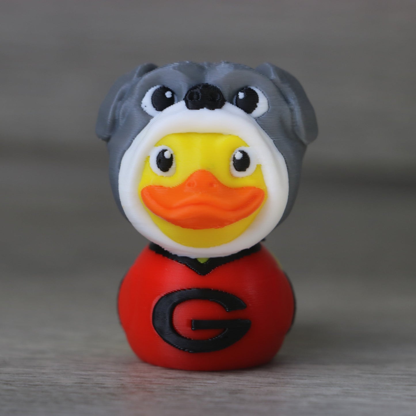 Georgia Bulldog Duck – UGA Graduation Gift, Dawgs Fan Collectible, Game Day Toy
