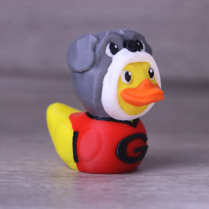 Georgia Bulldog Duck – UGA Graduation Gift, Dawgs Fan Collectible, Game Day Toy