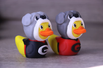 Georgia Bulldog Duck – UGA Graduation Gift, Dawgs Fan Collectible, Game Day Toy