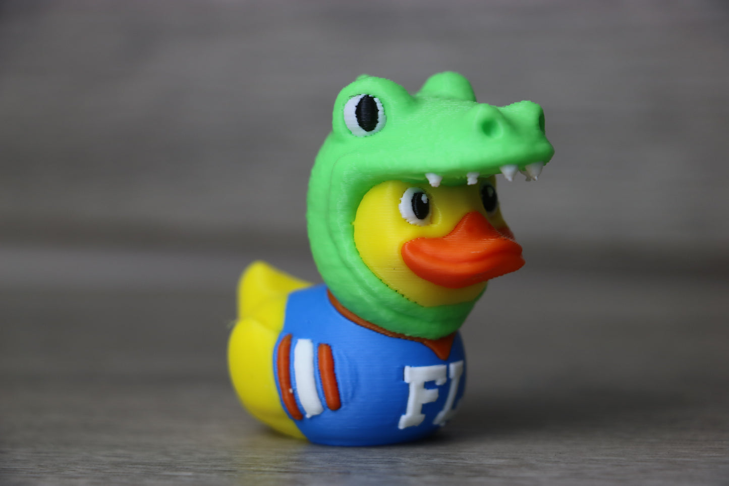 Florida Gators Duck | Alligator Mascot Duck with FL Jersey | Gators Fan Gift
