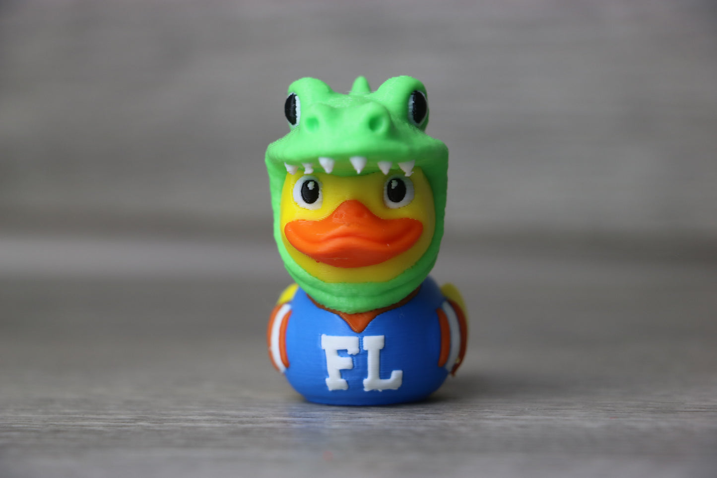 Florida Gators Duck | Alligator Mascot Duck with FL Jersey | Gators Fan Gift