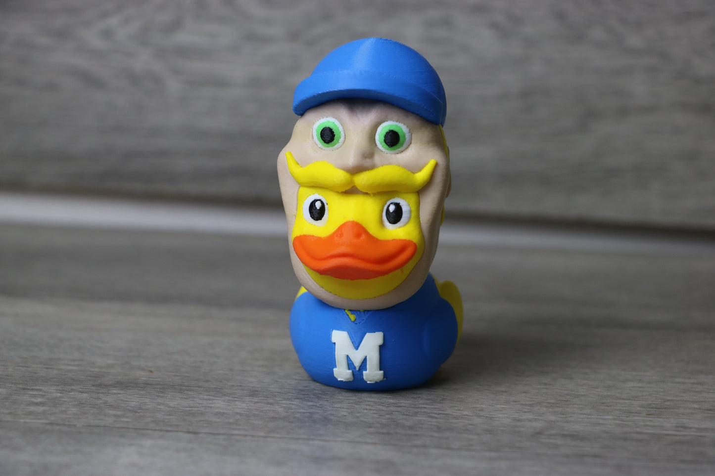 Milwaukee Bernie Duck Figurine - 3D Printed Wisconsin Sports Duck by ComiskasCustom