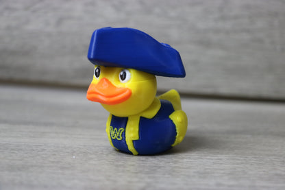 Wilkes University Colonel Duck Figurine - 3D Printed Mascot Duck