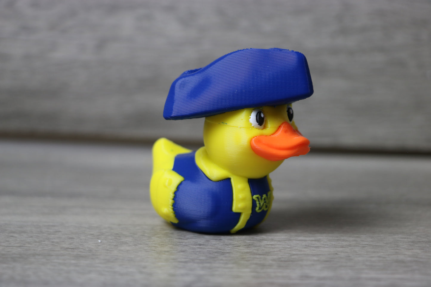 Wilkes University Colonel Duck Figurine - 3D Printed Mascot Duck