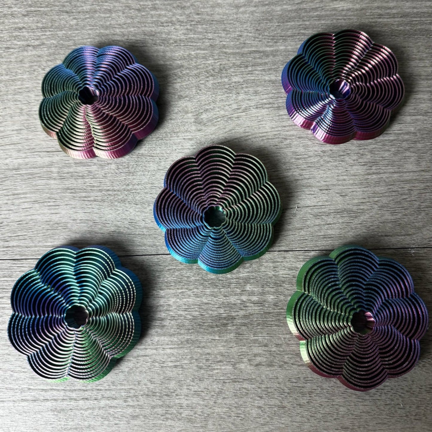 3D Printed Flower Fidget – Stress Relief & Sensory Toy for All Ages