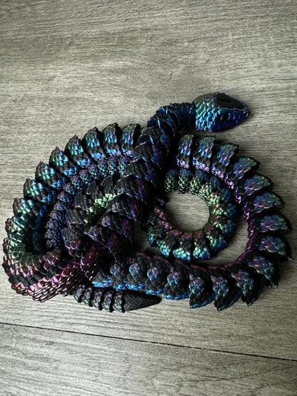 Articulated Snake Toy – Flexible Poseable Reptile Model, Fun Gift for Snake Lovers and Collectors