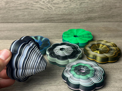 3D Printed Flower Fidget – Stress Relief & Sensory Toy for All Ages