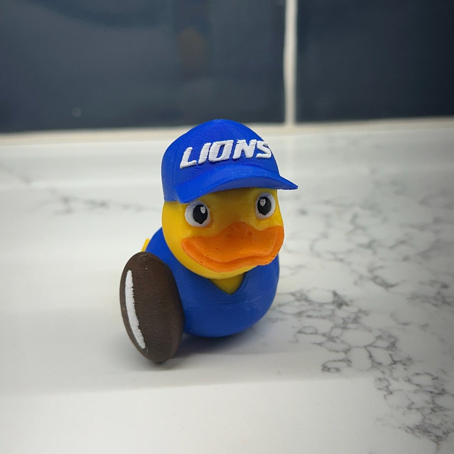 Detroit Lions Duck for Jeep Lovers – Custom Team-Themed Collectible, Fun Gift for Lions Fans and Off-Road Enthusiasts