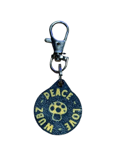 Peace Love Wubz Keychain | Rave EDM Bass Gift