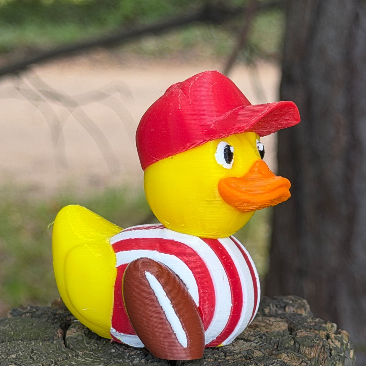 Wisconsin Football Duck | Red & White Gameday Gift
